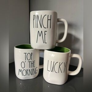 Rae Dunn Irish ☘️ Set of 3 Mugs